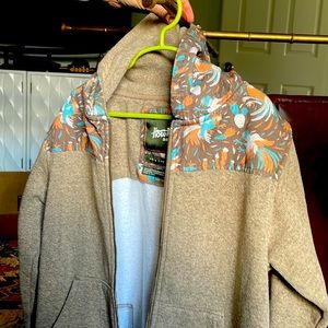 Howler brothers kids medium zip up hoodie